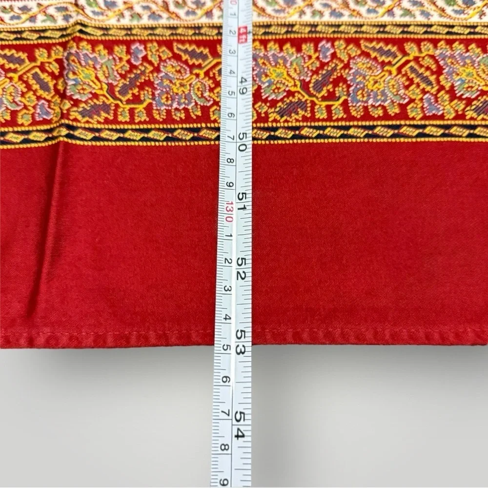 BEAUVILLE FEUILLES DE VIGNE TABLECLOTH‎ FALL Made in France Sz 53”x53”